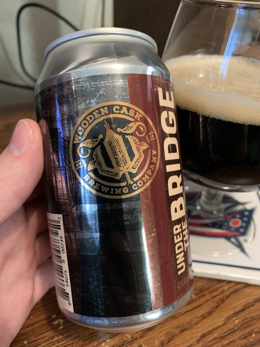 RealBMaxwell's tweet photo. Next up today is @woodencask Under The Bridge โ๏ธ Vanilla Porter ๐๐๐บ #KyBeer #BeersOnFriday #CraftBeer #KentuckyBeer @JonMontag @Just4BeerLovers @JohanBBT @badhopper @ephoustonbill @qblacklock @CATbrew13 @ErmiyasDESTA @boeskool @BenschopElroy @cedarflats @zappafaye @15jjc https://t.co/EgzLyJO6nl