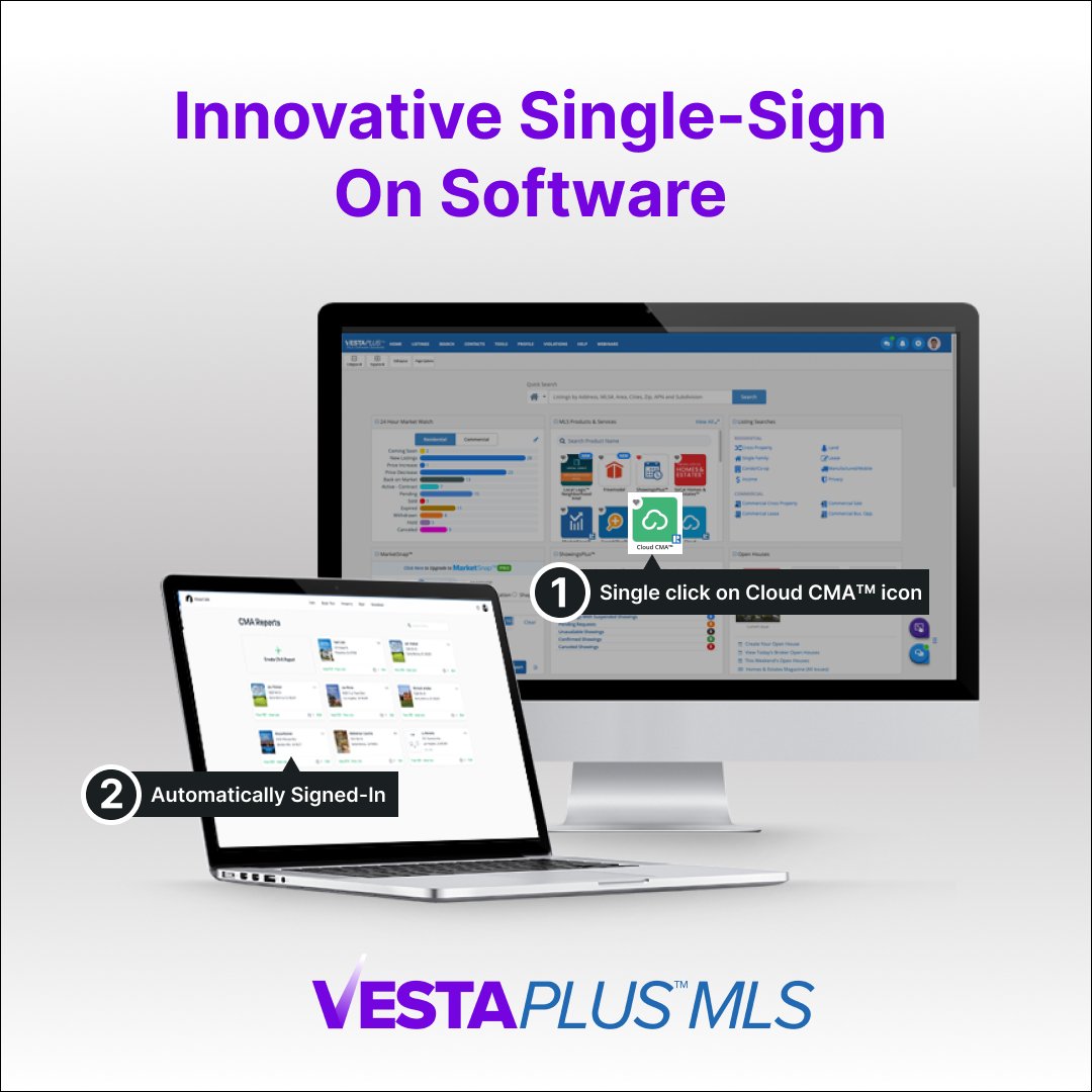TheMLSofChoice's tweet image. 🔑 Simplify your workflow with Single Sign-On!

Log in to themls.com once, and access everything on your Member Dashboard without extra logins. Work smarter, not harder.

#SingleSignOn #MLSProTools #RealEstateMadeEasy