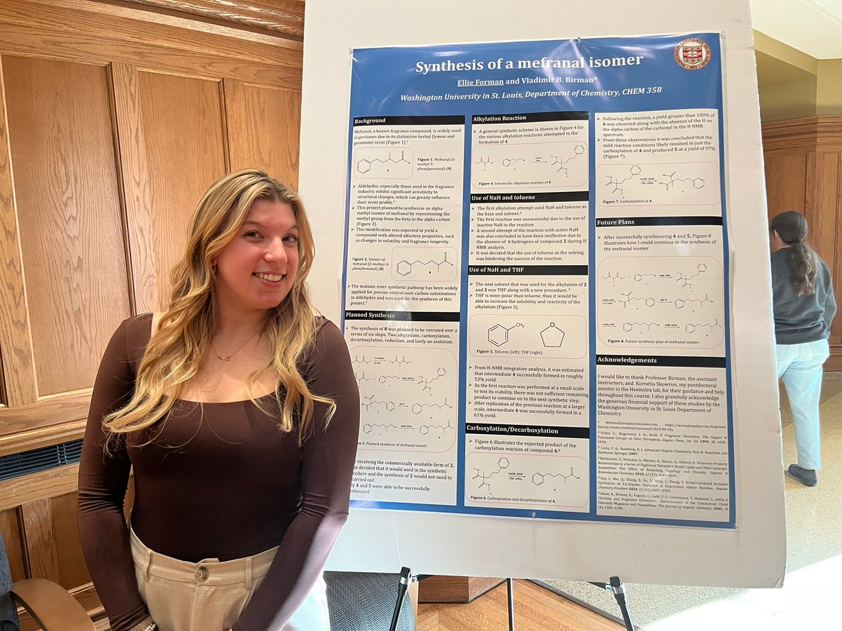 HeemstraLab's tweet image. 🎉 Congrats to our lab members #Ellie #Mason and #Tatiana for presenting their CHEM358 projects! 👏 Your hard work and creativity are inspiring. We’re proud of your achievements & excited to see you shape the future of research! 🚀🔬 #UndergraduateResearch #FutureScientists💃😎💃