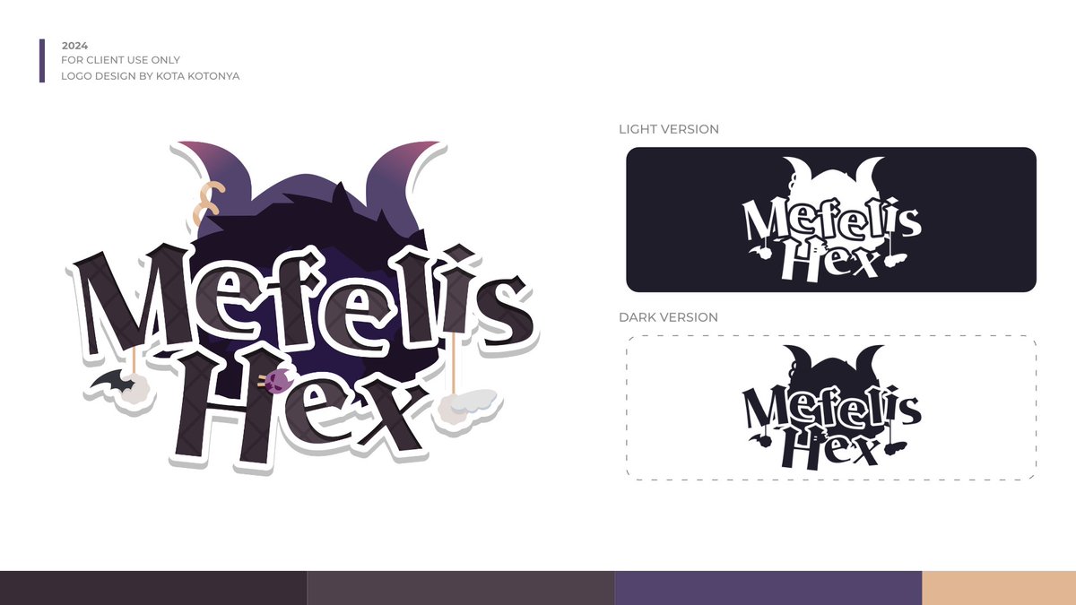 KotaKotonya's tweet image. Raffle proze logo design for Mefi! 😈😇

I had so much fun working with Mefi’s design 💜

#mefiart