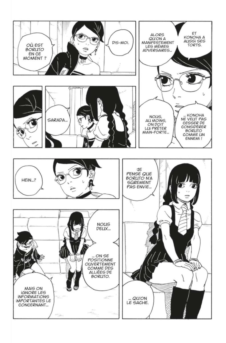 YamiGOAT15's tweet photo. Sarada VEUT savoir toutes les actions de son mec ! Après Sumire a raison pour le coup mdr. #BorutoTwoBlueVortex16 #Boruto96 https://t.co/lESiSKBEnT