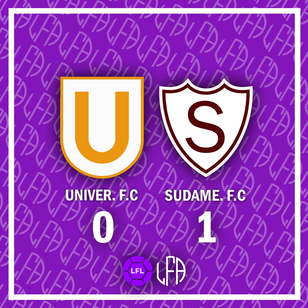 📈 Atlas F.C 1-2 Internacia F.C
📈 Inferno F.C 0-2 Olimpo F.C
📈 Briaconta F.C 1-0 Espero F.C
📈 Universitato F.C 0-1 Sudameriko F.C
📈 Zamengof F.C 0-0 Progreso F.C

💜 LFL "B" 2024 (S2)
bit.ly/lflb24