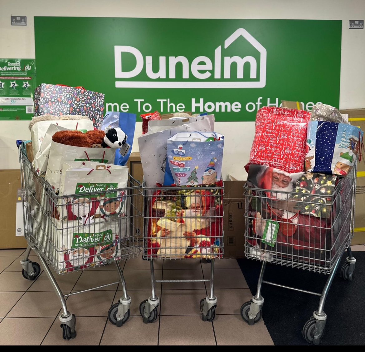 Huge thank you  the Team at  Dunelm Jersey | Community Support for once again making us one of your charities of choice for your Delivering Joy campaign. ❤️❤️