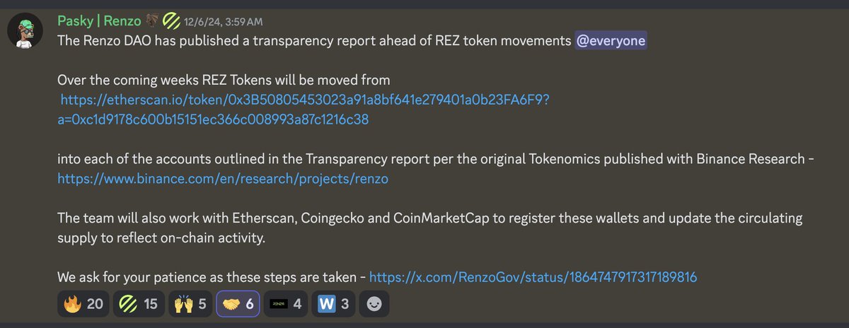 Renzo Governance tweet media