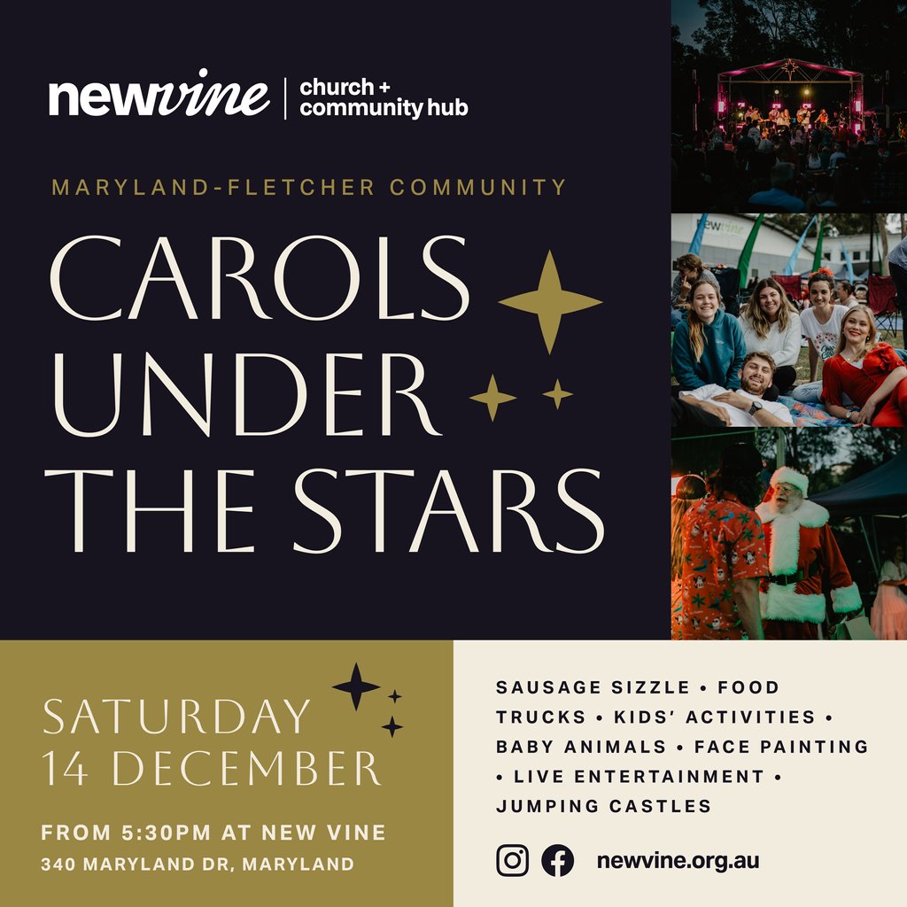 KWcityunity's tweet photo. Carols is a family-friendly, everyone-welcome event hosted outdoors at New Vine Church. Food stalls, coffee cart, cold drinks, live entertainment, and free kids activities (including farm animals!) will be part of the festivities.
https://t.co/CNjnfv6VTS https://t.co/jm5cWZD5HD