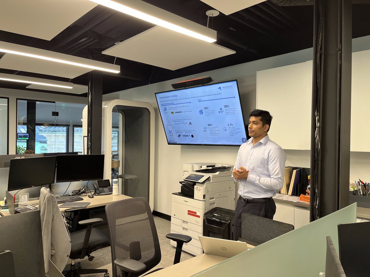 progresspartner's tweet photo. As the year draws to a close, our fall intern cohort delivered their final presentations, showcasing their impressive dedication and creativity. We’re proud to celebrate their hard work and the meaningful contributions they've made to our company. Congratulations to the team! 👏 https://t.co/pvz7FiMcfm