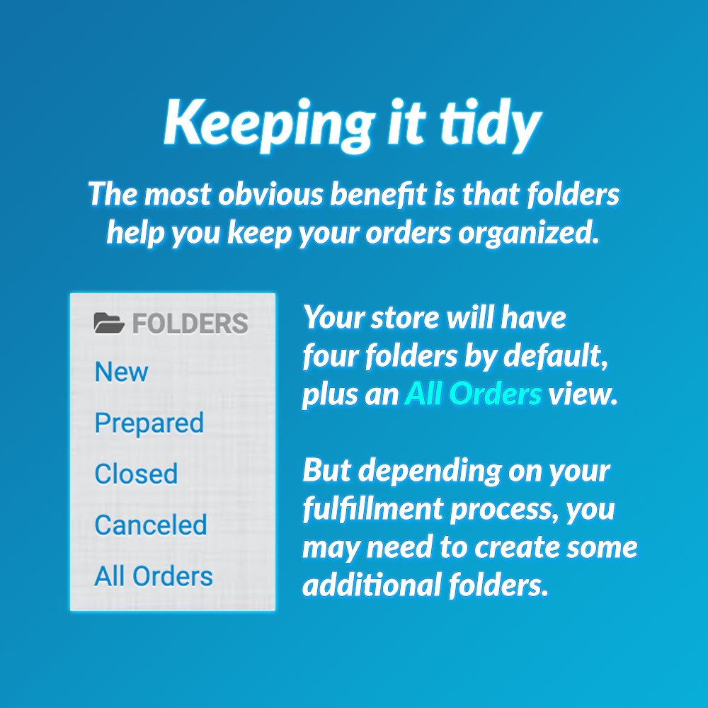 orderdeskrules's tweet photo. Q4 can be a chaotic season in ecommerce, so here's a tool to stay organized: Folders in Order Desk!

Think of folders like physical boxes that hold your orders. You'll know exactly which ones are ready for fulfillment and which ones have been sent out. https://t.co/RQpTJcHXfB