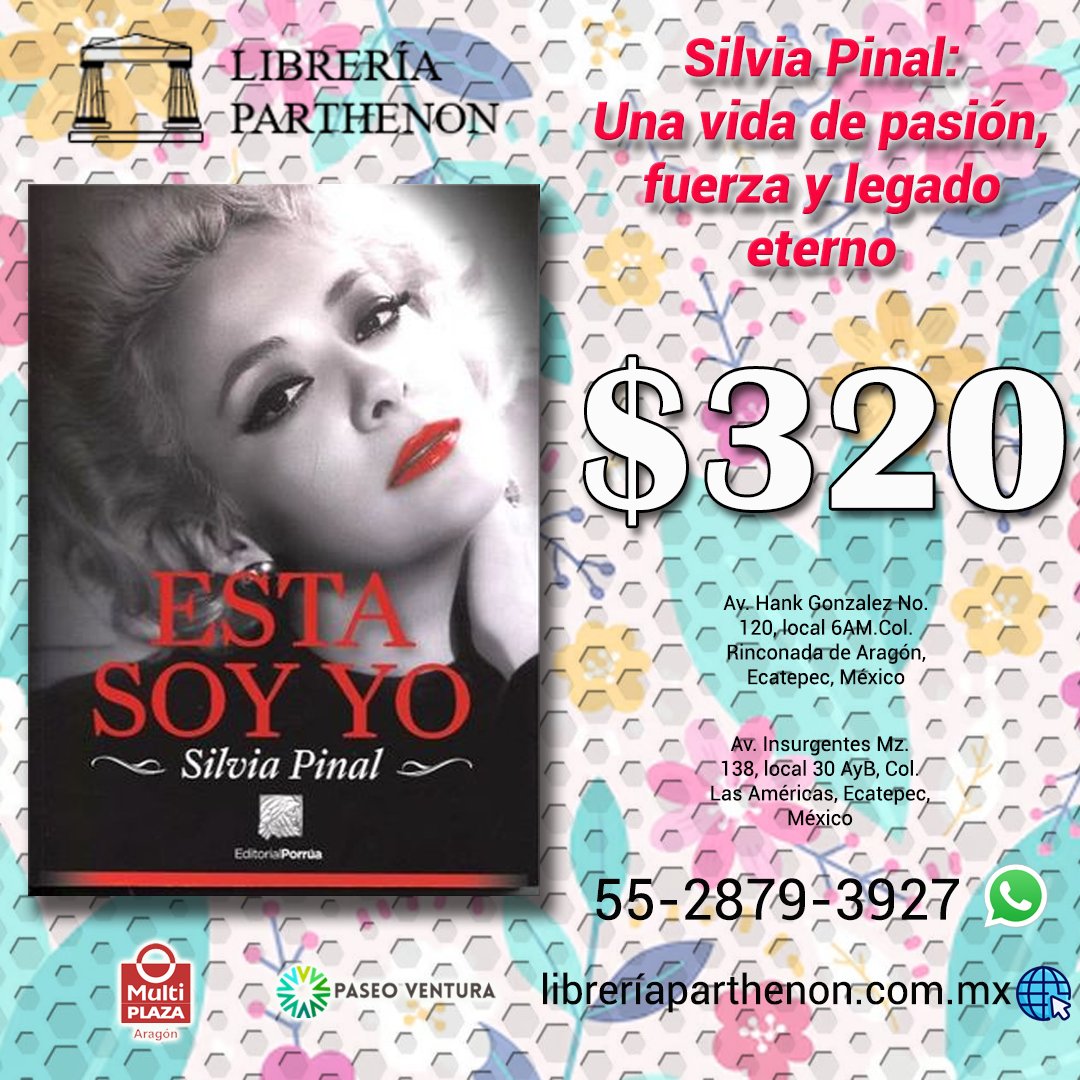 LParthenon11969's tweet photo. ✨ "Esta soy yo" de Silvia Pinal: pasión, fuerza y legado. 🌟
Descubre la vida de la última diva del espectáculo en México.
📖 ¡Disponible ya!
#SilviaPinal #EstaSoyYo https://t.co/84ADoTqw1e
