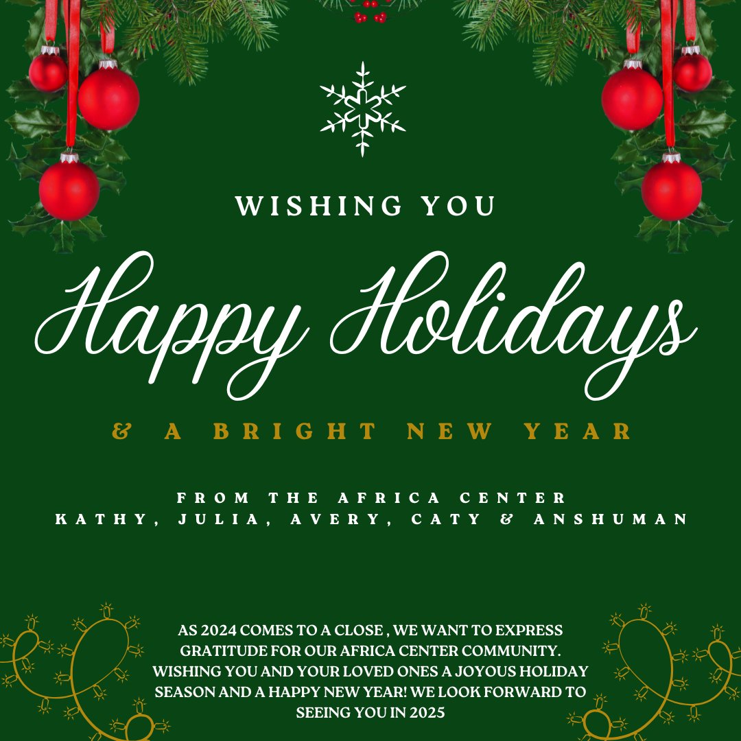 Wishing you all happy holidays and a bright 2025!