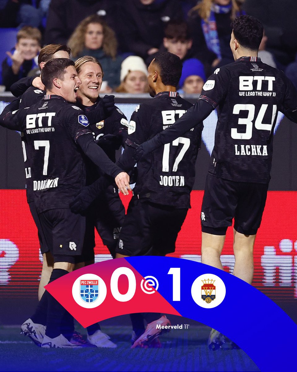 eredivisie's tweet photo. Willem II neemt 3๏ธโฃ punten mee uit PEC's Memorial match โจ๐
#PECWIL https://t.co/FHce8xHNil