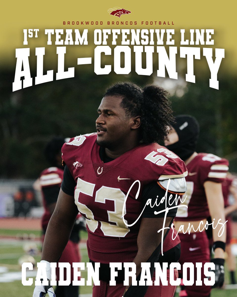 Bronco_Recruits's tweet photo. Congrats to 2025 Offensive Linemen @FrancoisCaden on being 1st Team All County 🪵🤝 @Gwinnetttdclub https://t.co/tARvFeBTja