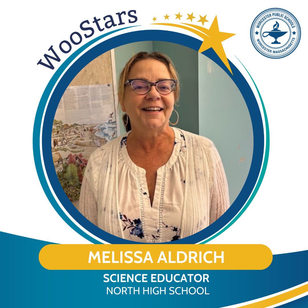 ⭐ Melissa Aldrich, Science Teacher at North High School ⭐

“Many students have referred to her as the GOAT of the North High Science Department, and this endearment by students shows her creativity, passion and dedication as a teacher to students and curriculum.”