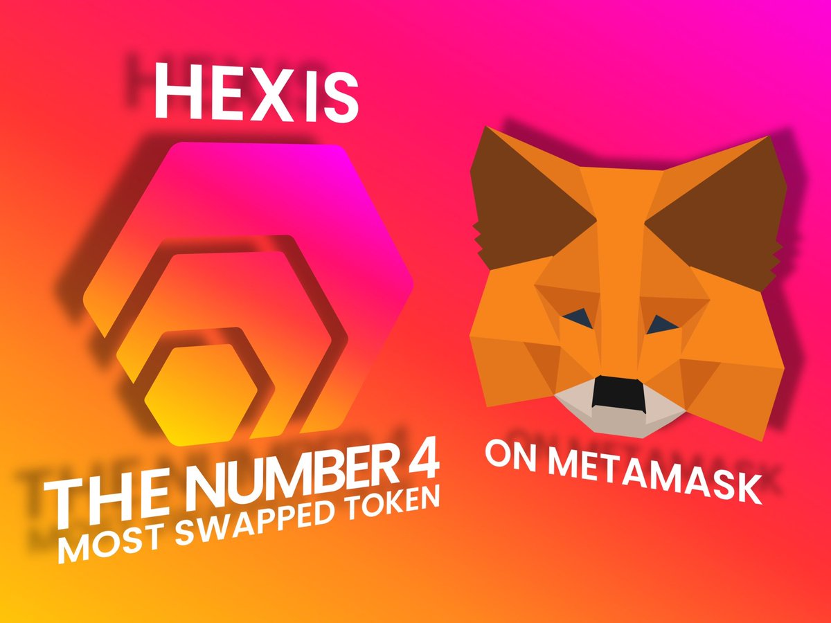 HviidHEX's tweet photo. BREAKING: $HEX just became the 4th most swapped token on @MetaMask 

They said $eHEX was dead. It’s now one of the 4th most swapped tokens on #Ethereum

RH products are becoming global phenomenons before our eyes

We are here to stay 

Top 3 next https://t.co/Y0l7tXja5q