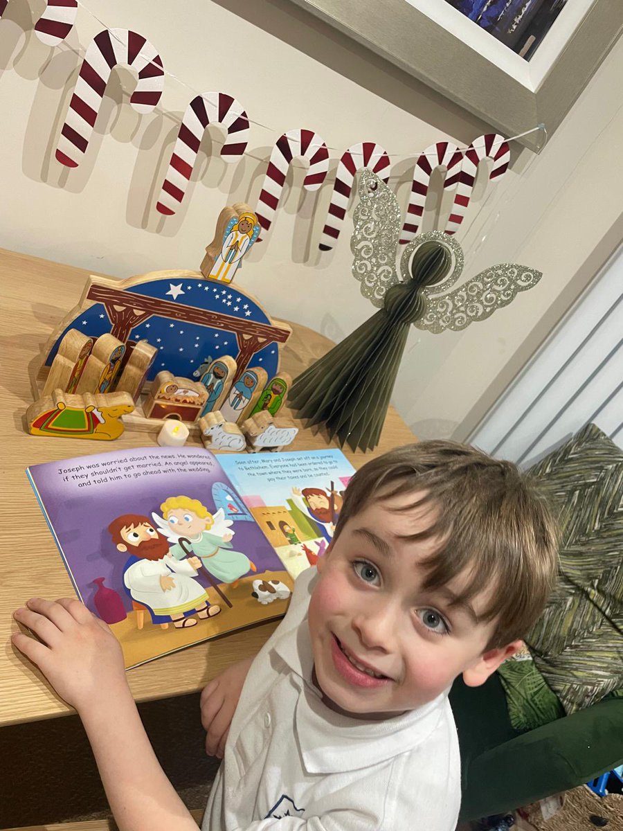 stefcal2310's tweet photo. @St_monicas_prim Zach enjoyed having the nativity scene home. He set it up by himself and we enjoyed reading the story together. https://t.co/OCRoQnmBWH