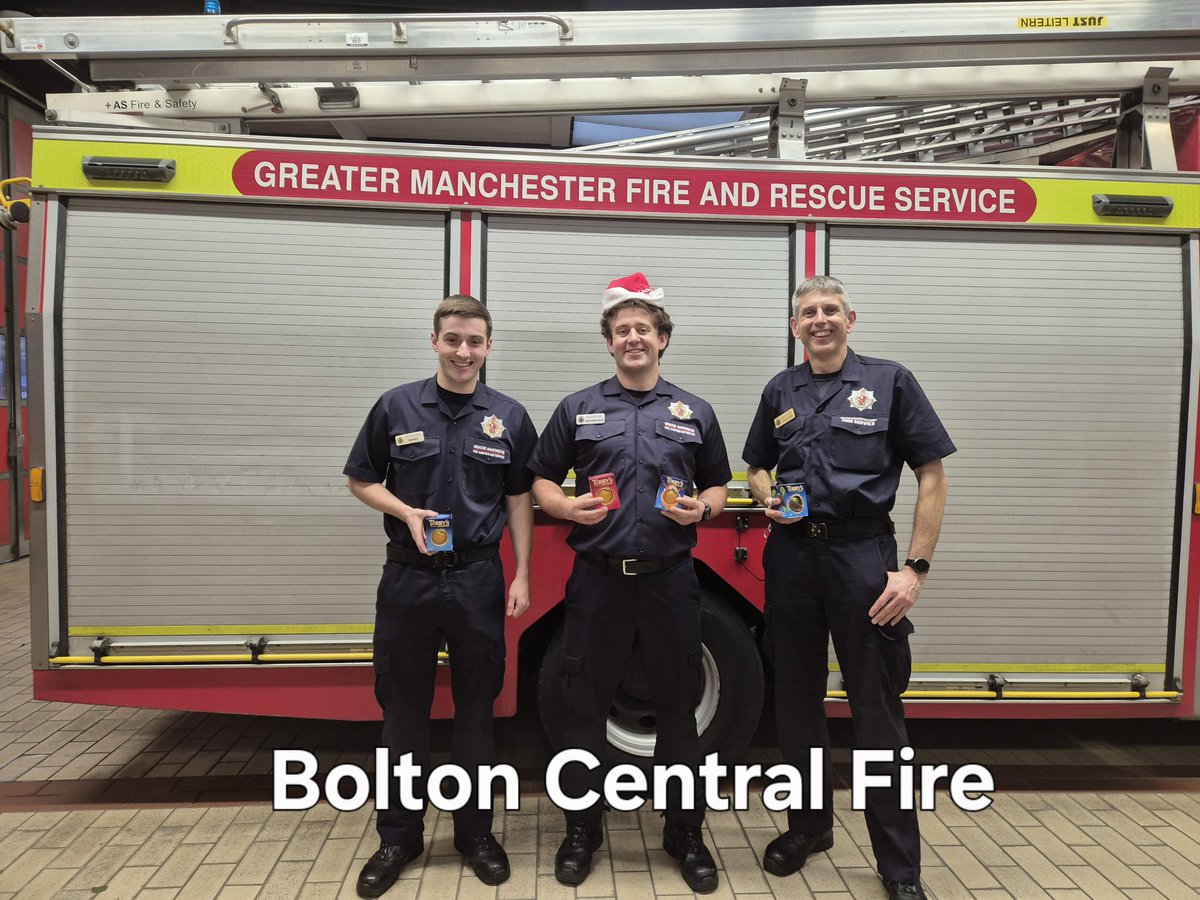 SeanDebbie's tweet photo. Great day dropping choccy oranges at @manchesterfire (bolton central) @boltonhospice @NWAmbulance (bolton) https://t.co/PWIWQTJWaB