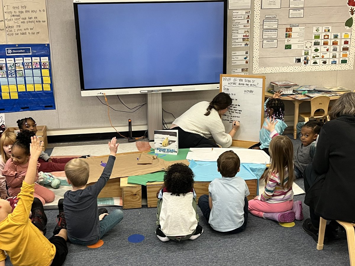 DoraBechtel1's tweet image. Loved walking into our 3yr old preschool class + seeing their inquiry into the Arctic. #IBPYP UOI: Where We Are in Place and Time @StartSOLE  #PrincipalLife ❄️🐻‍❄️