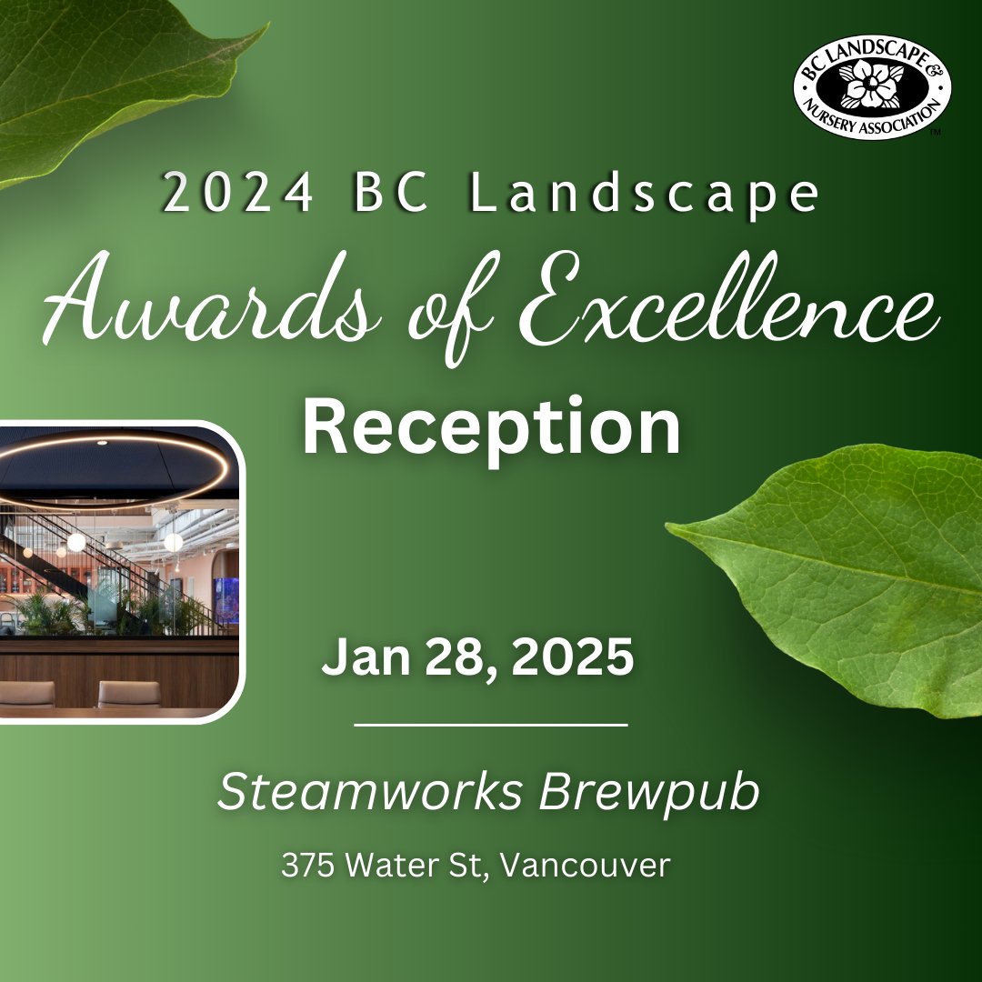 YOU'RE INVITED!

Join us at @steamworksbrewpub in Gastown on Jan 28 for a night of appies, bevvies, and awards 🏆

REGISTER TODAY: eventbrite.com/e/2024-landsca…