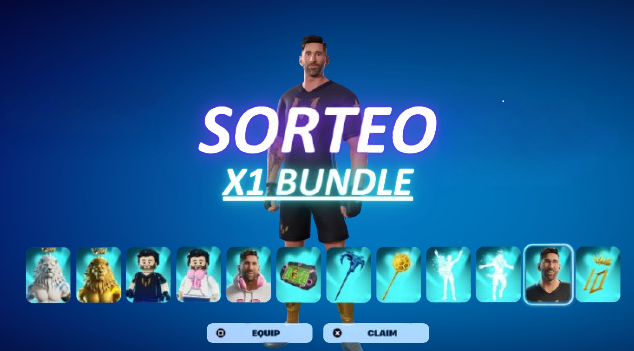 CZ_Prooo's tweet image. SORTEO🎁| 1 bundle de LEO MESSI (2800 pavos)

Requisitos📝
Síguenos🤝
Me gusta y RT💝🔁

Tenéis 48 horas para participar⏱️
Suerte a todos🍀

#Fortnite #sorteos #Messi #fortnitegiveaway