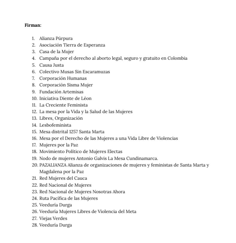 🚨 Más de 25 organizaciones feministas del país rechazamos el posible nombramiento de Daniel Mendoza como embajador en Tailandia. El movimiento Causa Justa adhiere a esta carta <a href="/petrogustavo/">Gustavo Petro</a> <a href="/FranciaMarquezM/">Francia Márquez Mina</a> <a href="/LuisGMurillo/">Luis Gilberto Murillo</a> 🚨