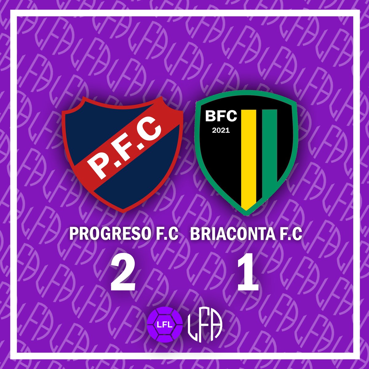 📈 Internacia F.C 3-0 Inferno F.C
📈 Espero F.C 0-0 Atlas F.C
📈 Olimpo F.C 0-0 Universitato F.C
📈 Progreso F.C 2-1 Briaconta F.C
📈 Sudameriko F.C 1-1 Zamenhof F.C

💜 LFL "B" 2024 (S2)
bit.ly/lflb24