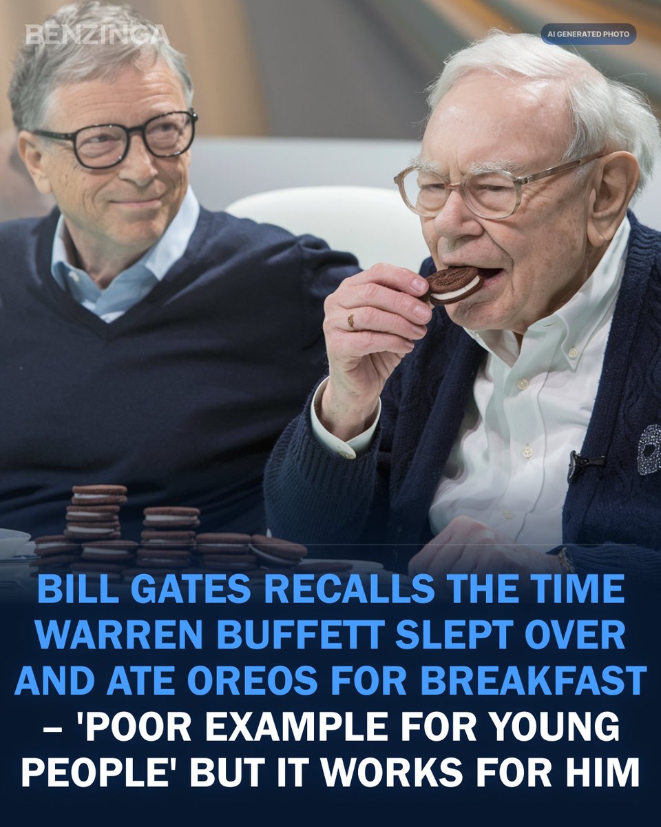 Bill Gates & Warren Buffett may be billionaires, but they bond over the  simple things in life—like Oreos! 🍪 Their friendship, which began in 1991,  has had its ups and downs, but