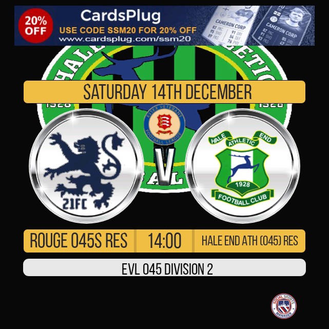 Hale End AFC (@haleendafcvets) on Twitter photo Last game's of the year for the Vet's. The O35 & O45 first teams in Cup as action, with the O35 & O45 Res in league action <a href="/AmateurFA/">Amateur FA ⚽️</a> <a href="/AmateurFC/">Amateur FC</a> <a href="/EssexVetsLeague/">Essex Vets League</a> <a href="/EssexCountyFA/">Essex County FA</a> Last game's of the year for the Vet's. The O35 & O45 first teams in Cup as action, with the O35 & O45 Res in league action <a href="/AmateurFA/">Amateur FA ⚽️</a> <a href="/AmateurFC/">Amateur FC</a> <a href="/EssexVetsLeague/">Essex Vets League</a> <a href="/EssexCountyFA/">Essex County FA</a>