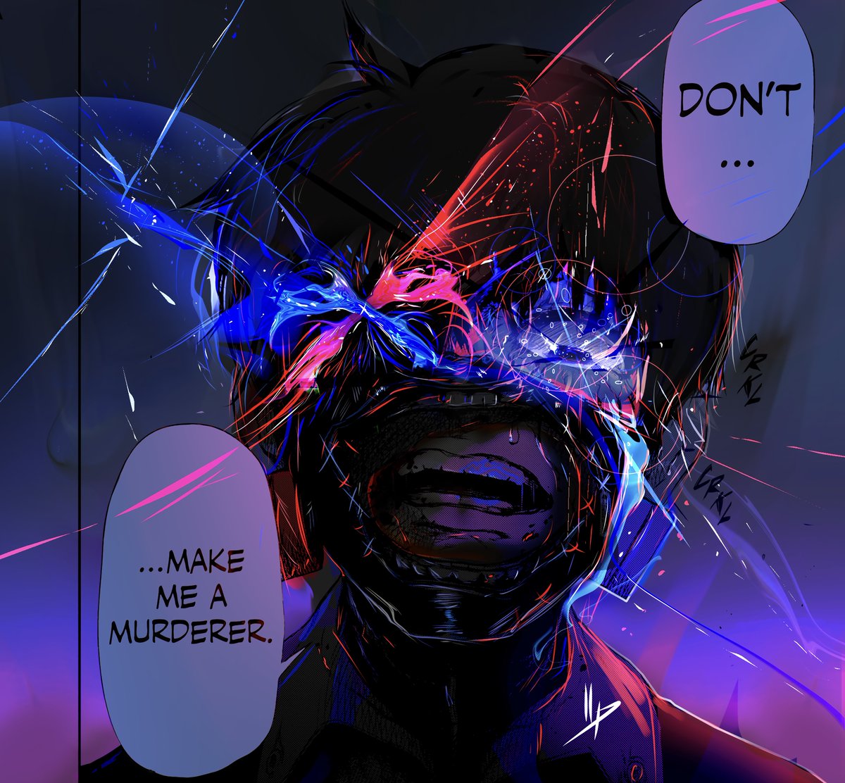 11panels's tweet photo. MY HEAD #tokyoghoul #kaneki https://t.co/UxKvsfY9Ct