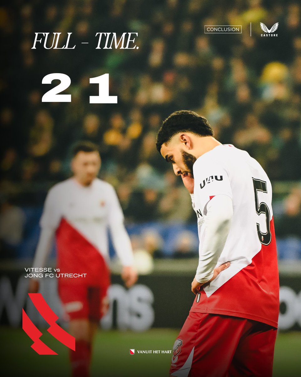 fcutrecht's tweet photo. Afgelopen.
Invaller Charalampoglou was in de slotseconden verantwoordelijk voor de tegentreffer.
FT | 2-1
#vitutr https://t.co/6UBrPcgFI3