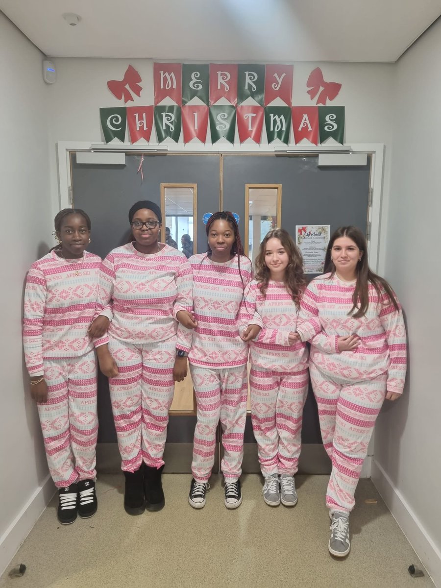 Christmas Jumper Day turned into Christmas Fancy Dress for the Sixth Form! Very good sports! All donations go to Save the Children.