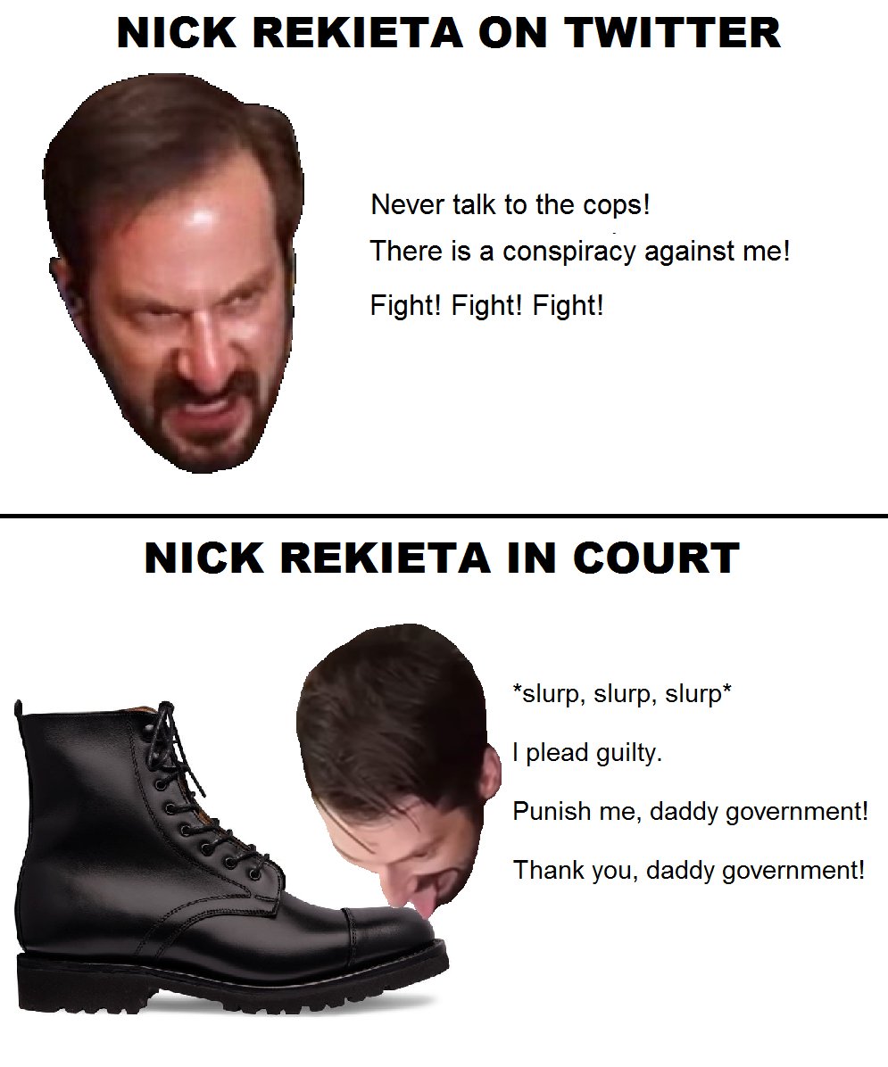 Crackieta's tweet image. It has been five days since @RekietaLaw&apos;s last tweet or reply on 𝕏.com. 

What has caused his social media to crumble? The depression of an incoming, unfavourable plea deal?
Anxiety of waiting for the next pair of handcuffs on his wrists for CFAA violations?

(BBN) waits...