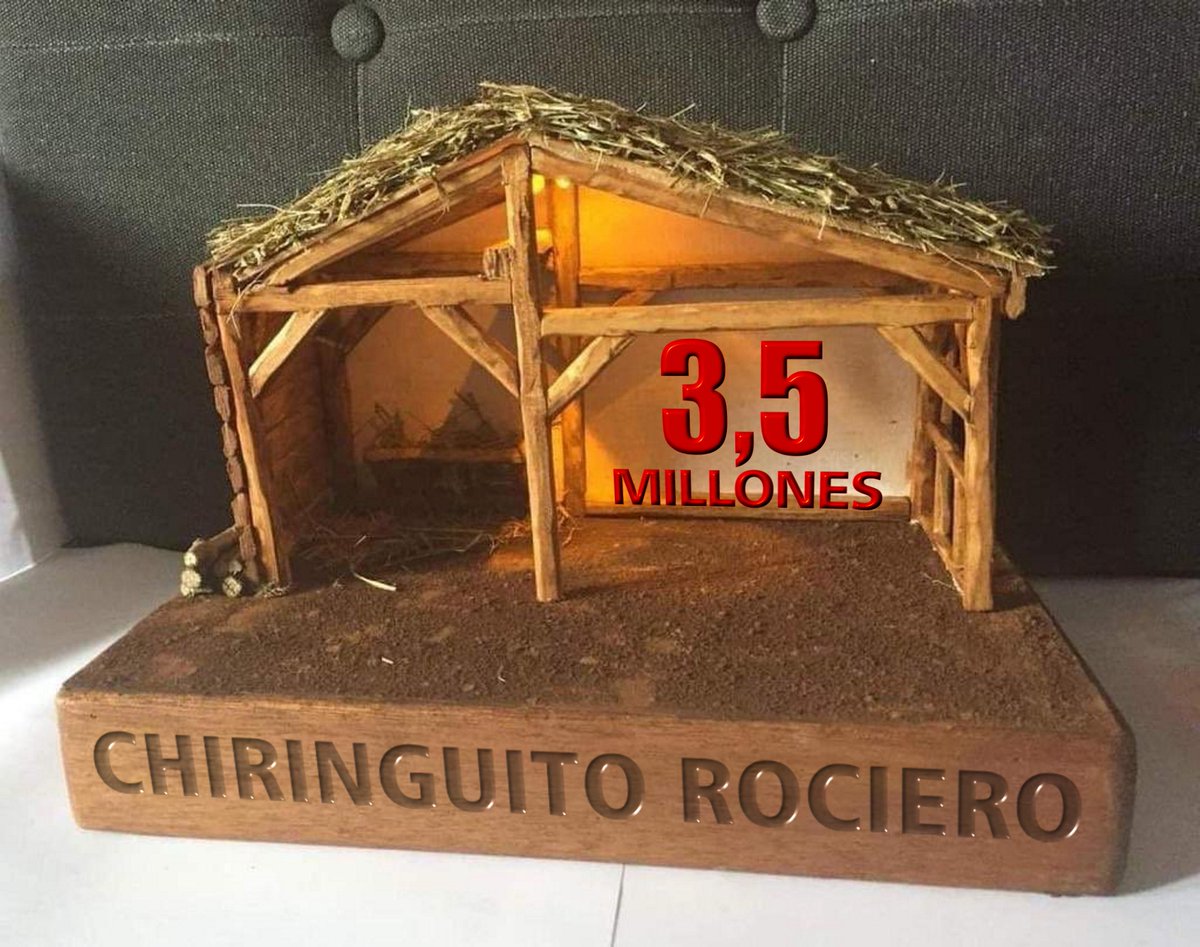 babyejuno's tweet photo. @JOSEMANUELSOTO1 Pero tu te consuelas con tener pesebre rociero de 3,5 millones https://t.co/ZgXSo09YtU