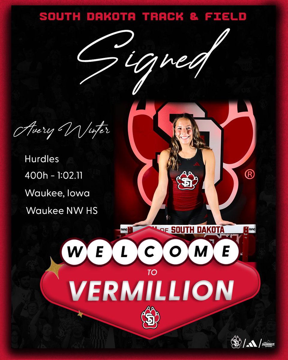 Welcome to the Coyote Family, Avery!

#GoYotes x #WeAreSouthDakota