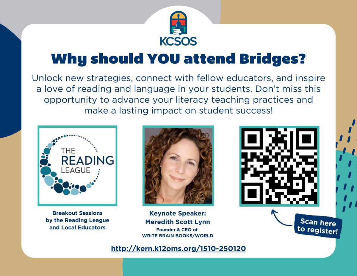 Join us for the Bridges Language and Literacy Conference! This event brings together educators, administrators, and advocates to share effective strategies for promoting literacy across diverse student populations. Register at bit.ly/Bridges2025 🎉
