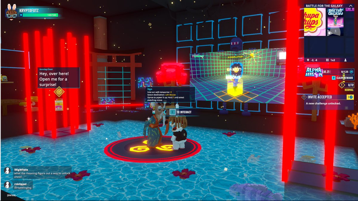 kryptofuz's tweet photo. Training at the Battle of Galaxy Dojo in @TheSandboxGame. Preparing to defend the universe, one punch at a time! 🥋🌌 @dancefightapp https://t.co/GQhf1k5vIS #TheSandbox #AlphaSeason4 #AS4SocialChallenge https://t.co/1mTWv57c2R