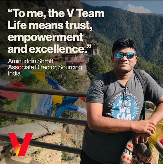 Aminuddin Shroff helps lead Global Sourcing at <a href="/Verizon/">Verizon</a>—a  team that supports 1000+ projects a year! 🤩 

His secret to success? Trust.

That’s life in the #VTeamLife!

Be a part of it in #VZIndia: bit.ly/47WWQnk

#FacesOfVerizonBusiness #vteam