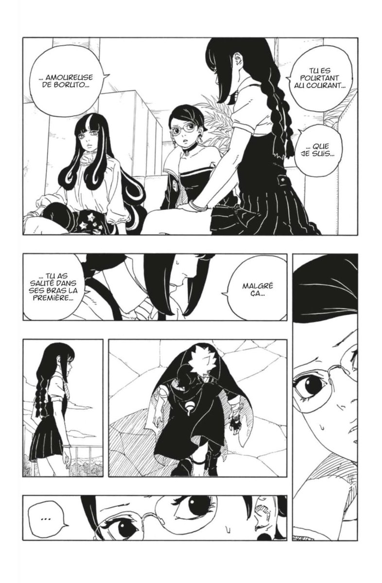 YamiGOAT15's tweet photo. OH SUMIRE MAIS FERME TA BOUCHE MDRR. 🥲😭
Mon dieu, la jalousie et le seum qu’elle montre devant Sarada… Pas de sa faute si  elle n’est pas allée enlacer Boruto aussi. Pas de la faute de Sarada, si elle est inactive et molle… #BorutoTwoBlueVortex16 #Boruto96 https://t.co/VJ9L0EIL84