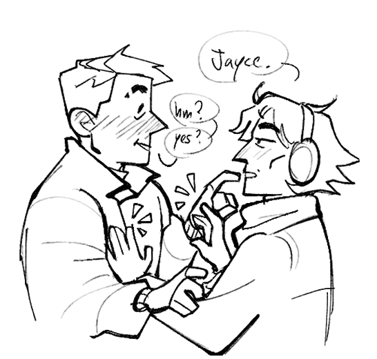 SlavHew's tweet photo. it's cold here so im making it their problem. despite viktor's best efforts jayce still gets a cold. #arcane #jayvik https://t.co/dKU2tbyyvB