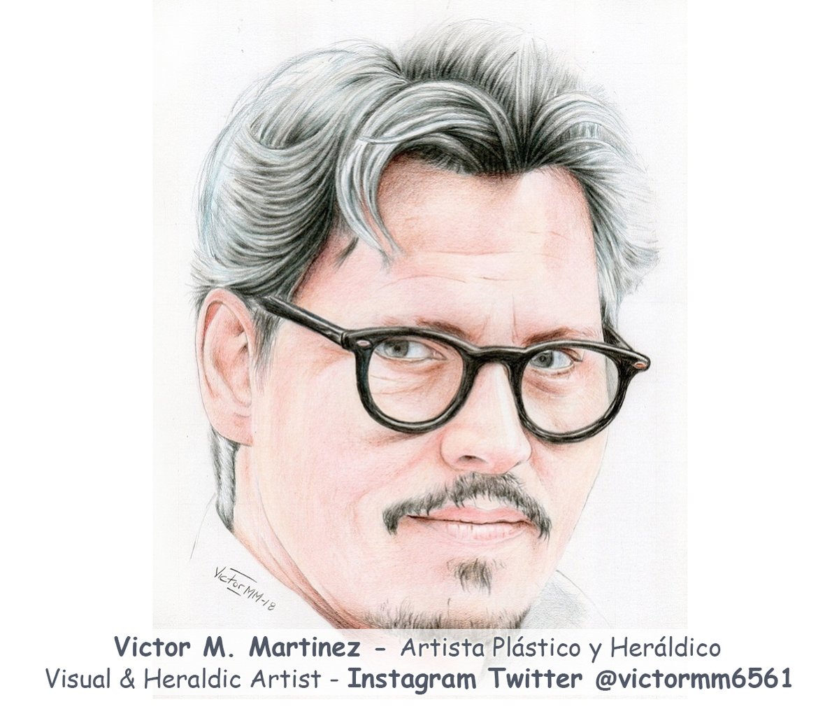 victormm6561's tweet photo. Johnny Depp #JohnnyDepp — #Portrait #Retrato #HechoPor #MadeBy El Artista Plástico y Heráldico, Victor M. Martinez. #Drawing #Dibujo 28x22 cms. Follow & support my Work #VictorMM #Venezuela
#JohnnyDeppArt #TeamDepp #PiratesOfTheCaribbean #JackSparrow #Art #Arte #VictorMM #Love https://t.co/zbzUDsBbpd