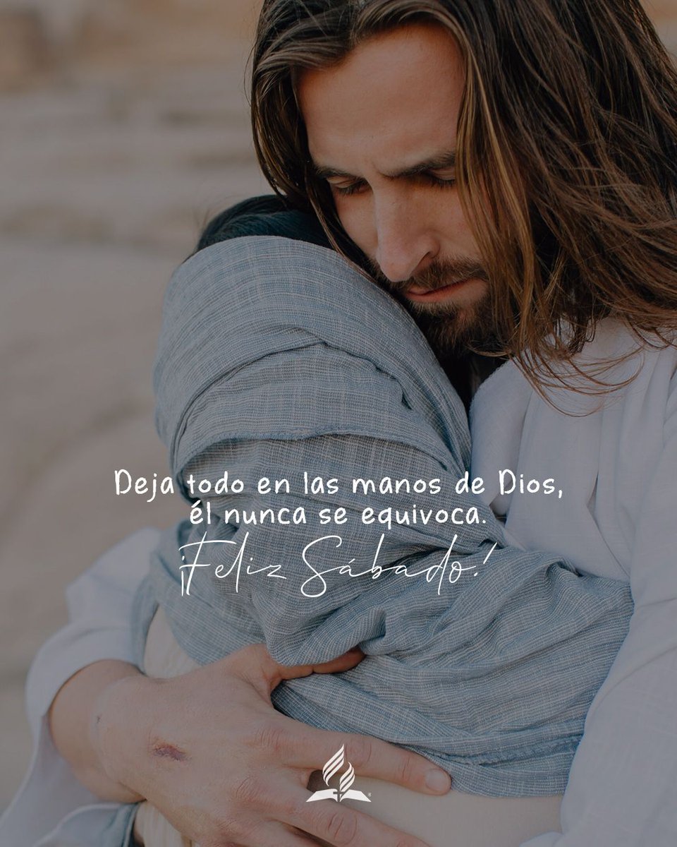 Fija tus ojos en él, deja tus cargas, preocupaciones y problemas a los pies del #Señor, 🙌✨Él se encargará de llevarlas por ti y darles solución conforme a su voluntad 💝
Que este sábado sea en encuentro especial con nuestro Dios y puedas disfrutar de su presencia.
#FelizSábado