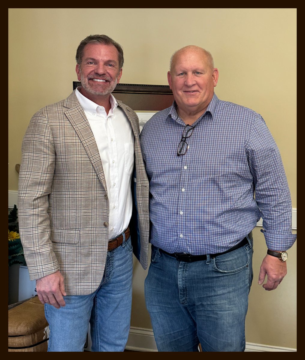CEO Chad Crow met with Congressman "GT" Thompson alongside <a href="/MSFarmBureau/">msfarmbureau</a> to discuss the Farm Bill and emergency funding for Mississippi agriculture. We would like to thank him for his time and for showing support for the American Ag. industry! #advocatesforagriculture #farmbill