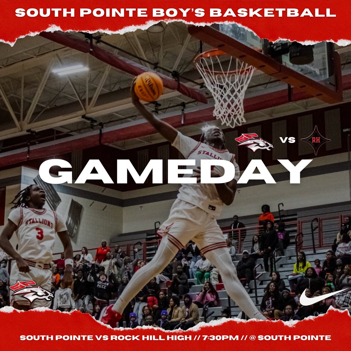 SouthPointeBBB's tweet photo. It’s Gameday at the Pointe! 

#SouthPointeBasketball #Gameday #RivalyWeek https://t.co/nCc5d9QOMu