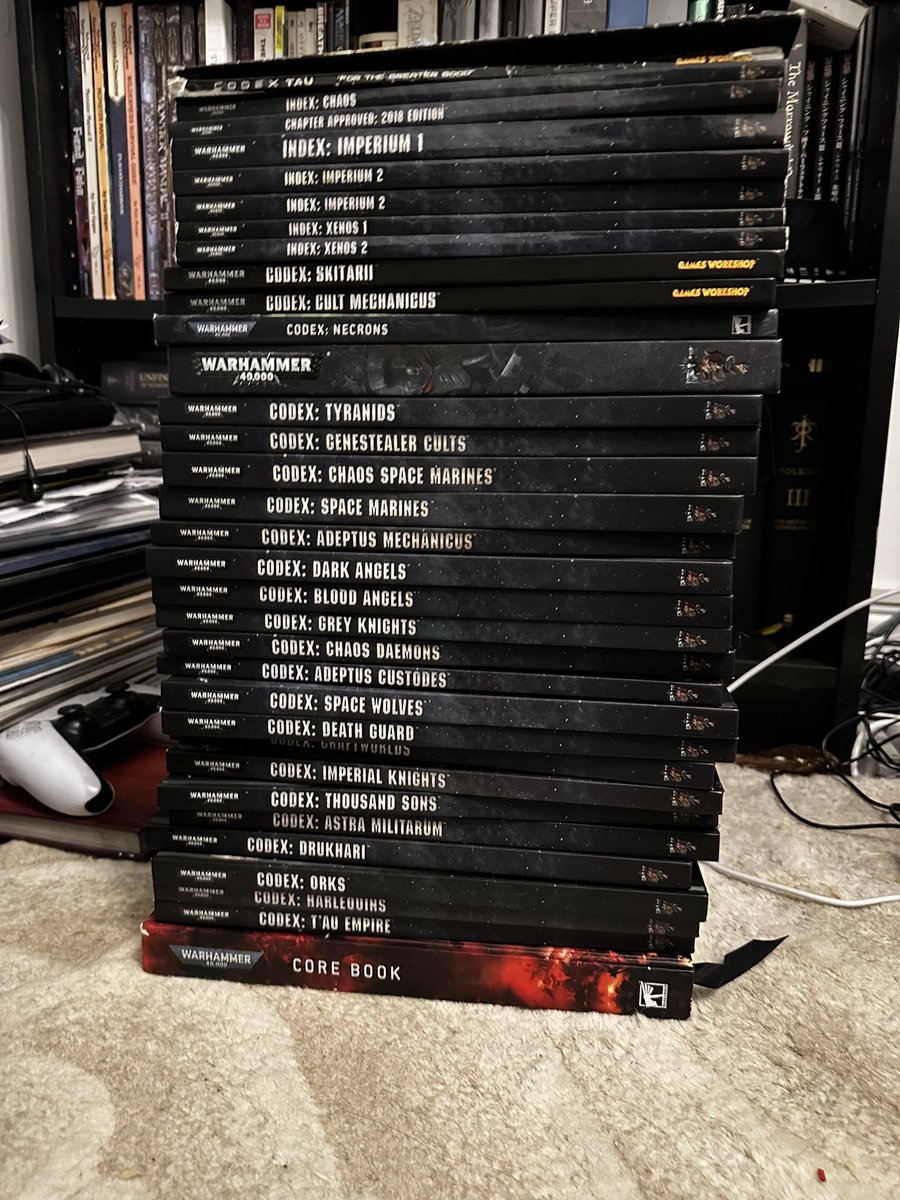 In preparation for watching <a href="/primevideouk/">Prime Video UK & IE</a>  
#SecretLevel 

Some light 40k reading….

#warhammer40k  #spacemarine2