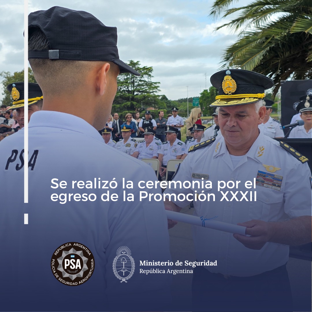 seguridadpsa's tweet photo. Luego de nueve meses de constante formación, dedicación y esfuerzo, 290 jóvenes de distintas provincias se convirtieron en oficiales ayudantes de esta PSA para garantizar el cuidado y la seguridad de los argentinos en todas las terminales aéreas del país.
#SeguridadPSA
#Egreso https://t.co/slsjIWUk4Y