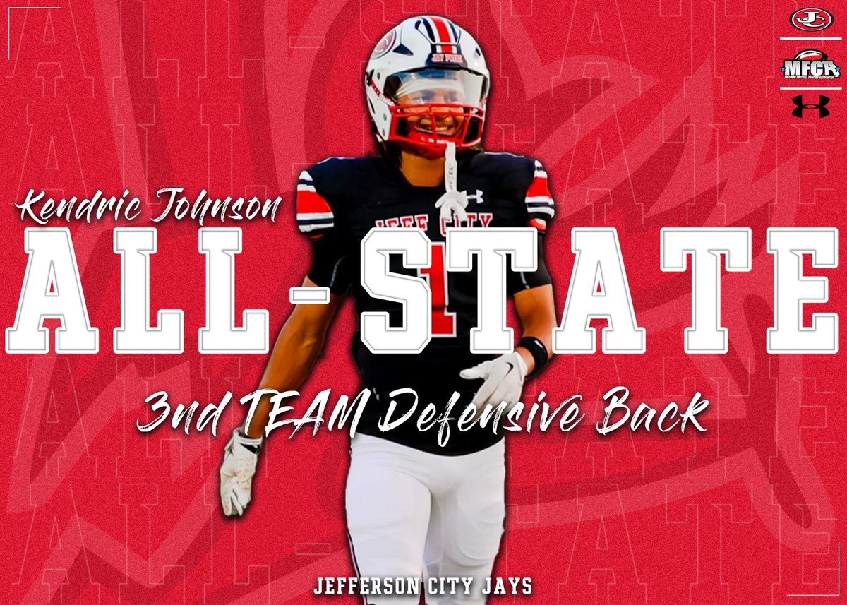 NEW NEWS!!  Congrats to <a href="/Kendric_5_/">Kendric Johnson</a> for being named to the <a href="/MOFBCA/">MOFBCA</a> All-State Team as a Defensive Back.