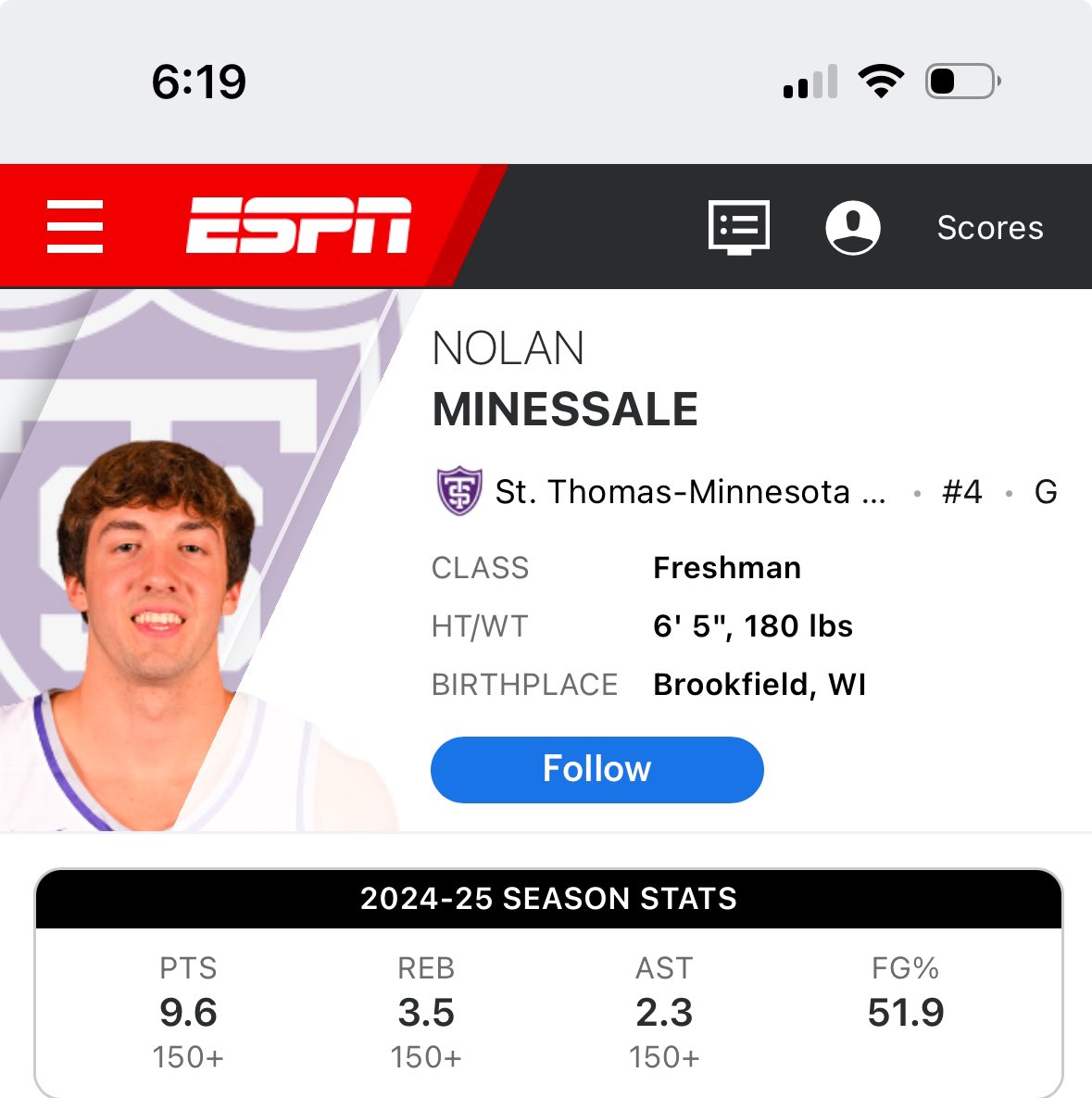 Our alum <a href="/nolanminessale_/">Nolan Minessale</a> 👀👀 worked his tail off to develop his game!

<a href="/academy_chapman/">ChapmanBasketballAcademy</a> is proud to be a part of his journey!