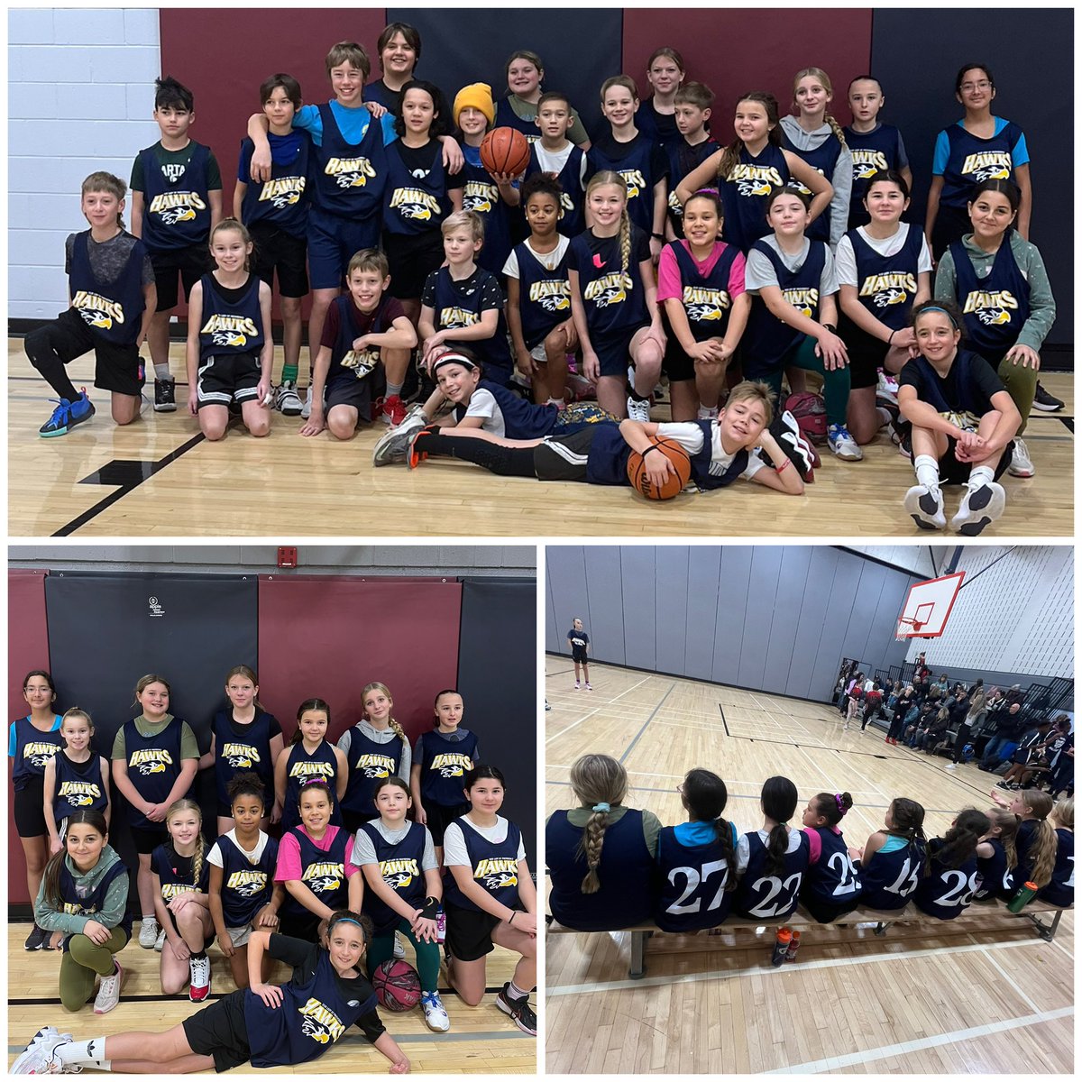 Very proud of the junior boys &amp; girls basketball team’s hard work and determination while competing in today’s tournament. Both teams gave it their all on the court! 🏀