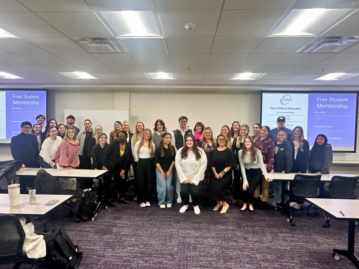 VRSevents's tweet photo. Flashback Friday to an incredible day at James Madison University with the talented future leaders of our industry! 📷
It was an honor to join the PCMA Capital Chapter team for this event. https://t.co/810gODqN8g