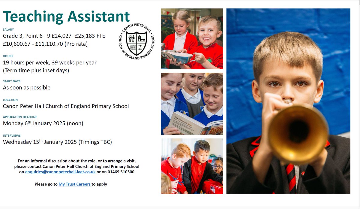 cph_school's tweet photo. We are currently looking for a teaching assistant to join our team. This position will involve working on a one to one basis with a pupil. This is an exciting opportunity  to join our school team To apply  visit: https://t.co/4pJVbDz5py https://t.co/2WptRo6K2G