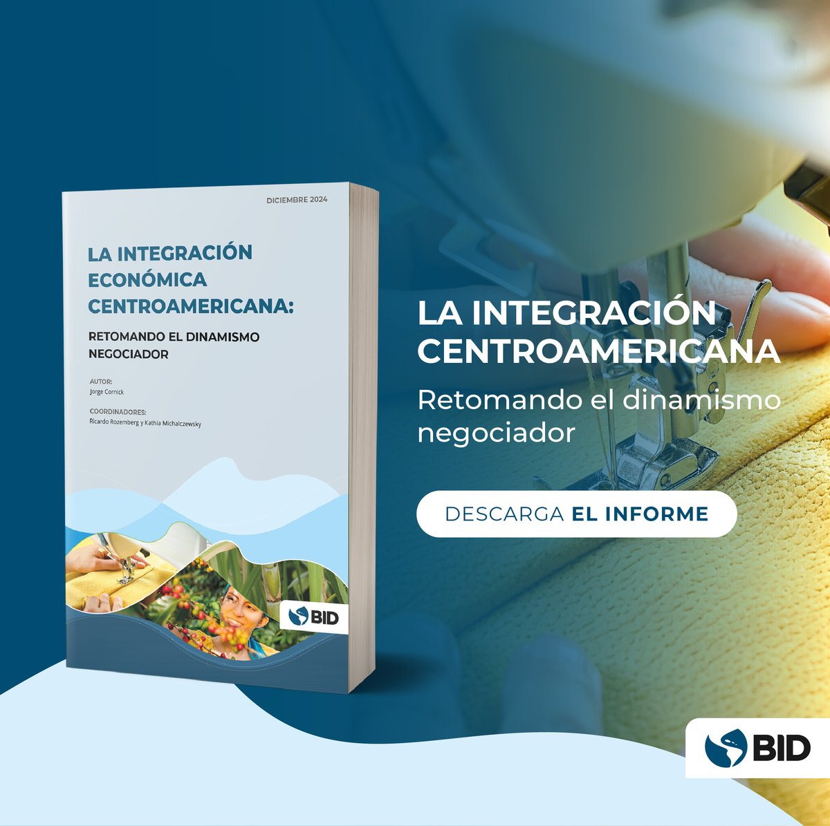 En el marco de los aniversarios 64º del Tratado General de Integración Económica Centroamericana y 33º del #SICA, lanzamos el Informe #Centroamericano. Conoce cómo los países están retomando el dinamismo negociador en publications.iadb.org/es/la-integrac…