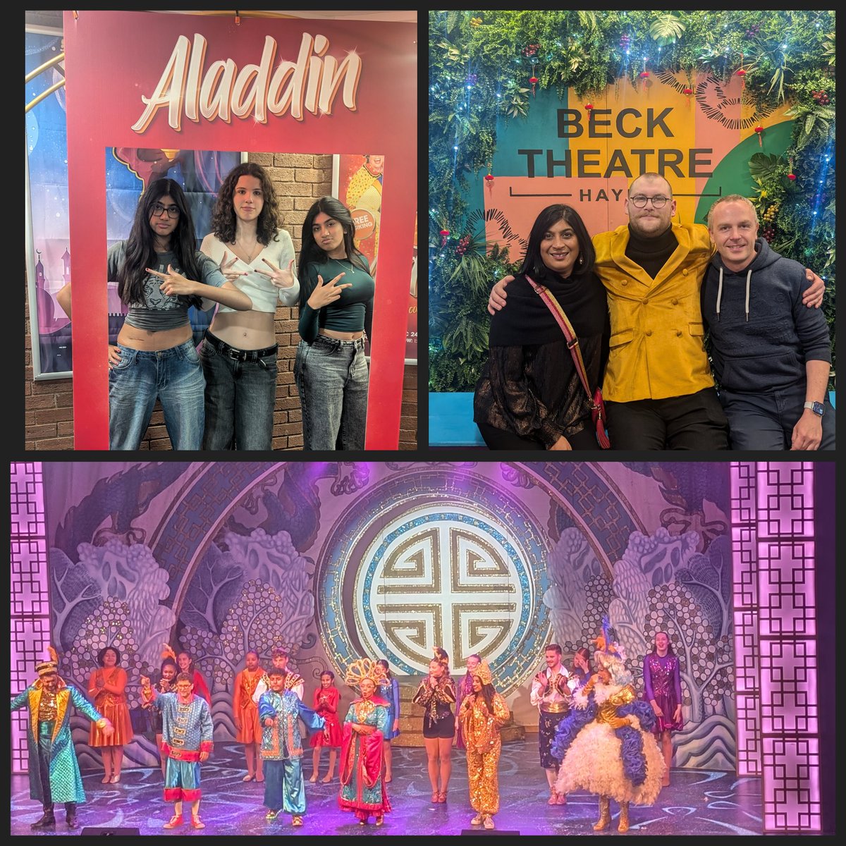PunjaSital's tweet photo. Electric opening night of panto @BeckTheatre as theatre celebrate the power of #BackTheBeck campaign in keeping the theatre door open. https://t.co/ehE9ONMion